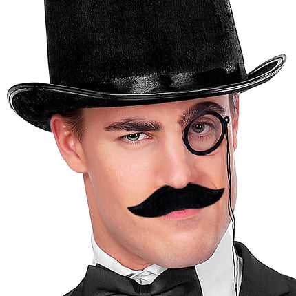 Widmann SRL Grote nep snor zwart