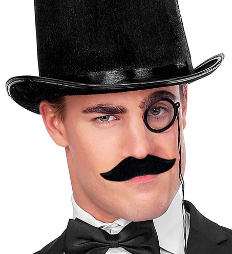 Widmann SRL Grote nep snor zwart