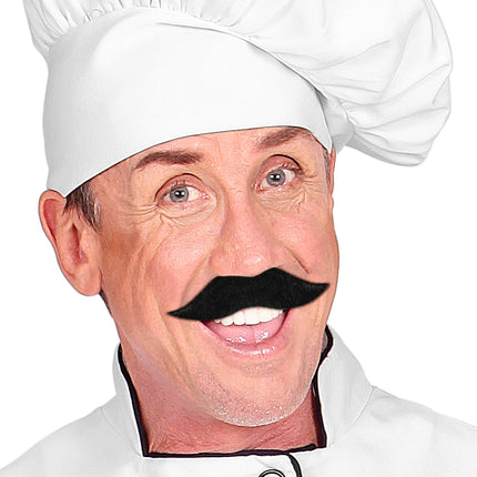 Widmann SRL Grote nep snor zwart