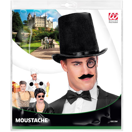 Widmann SRL Grote nep snor zwart