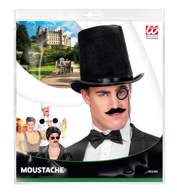 Widmann SRL Grote nep snor zwart