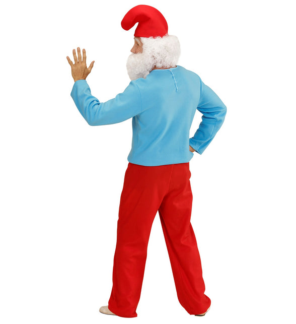 Widmann SRL Grote smurf kostuum kabouter pak