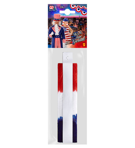 Widmann SRL Guirlande waaier rood wit blauw