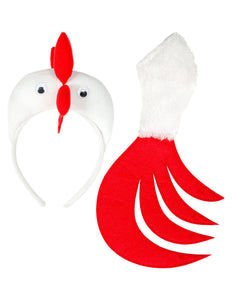 Widmann SRL Haan diadeem met staart