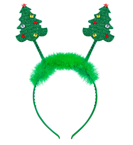 Widmann SRL Haarband kerstbomen met pluche