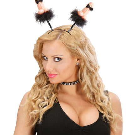 Widmann SRL Haarband piemel met strikjes