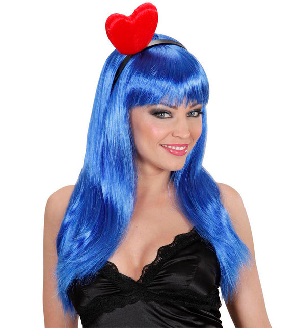 Widmann SRL Haarband rood hartje tiara