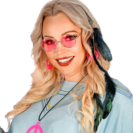 Widmann SRL Haarclip zwarte veren