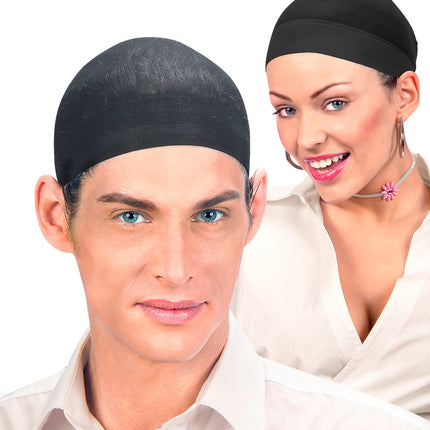 Widmann SRL Haarnetje zwart pruikenkapje