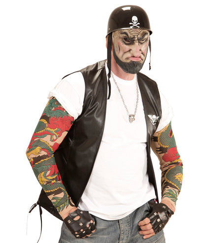 Widmann SRL Halfgezicht masker outlaw biker