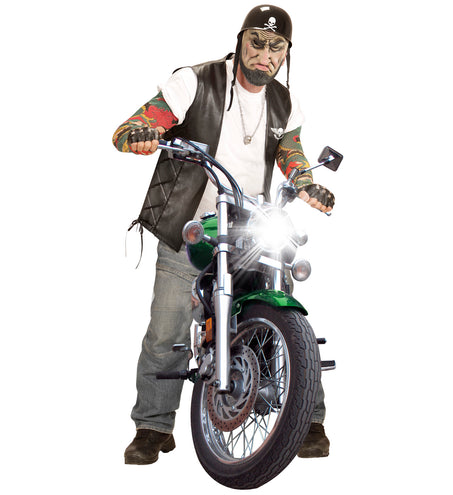 Widmann SRL Halfgezicht masker outlaw biker