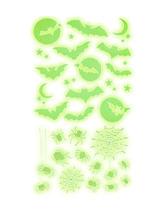Widmann SRL Halloween decoratie stickers Glow in the dark
