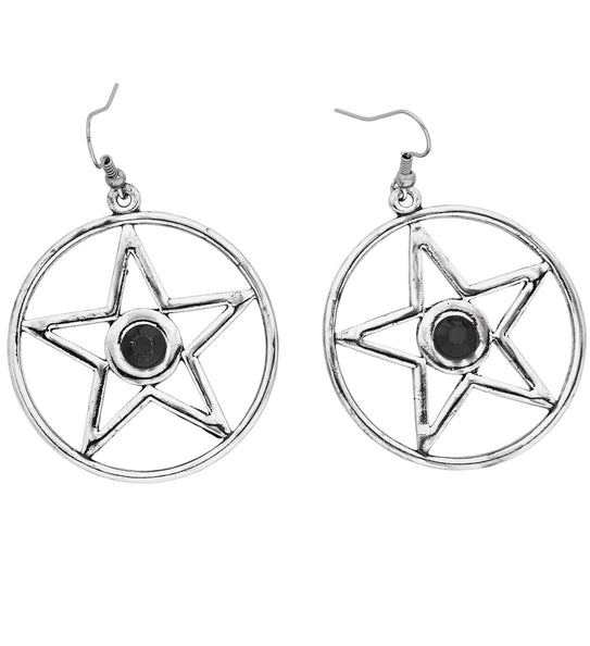 Widmann SRL Halloween oorbellen met steen