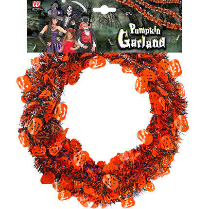 Widmann SRL Halloweenslingers met pompoenen