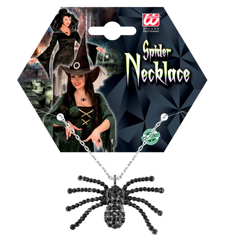 Widmann SRL Halsketting halloween met spin