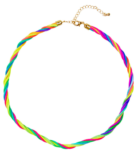 Widmann SRL Halsketting met 5 strings in neon kleuren