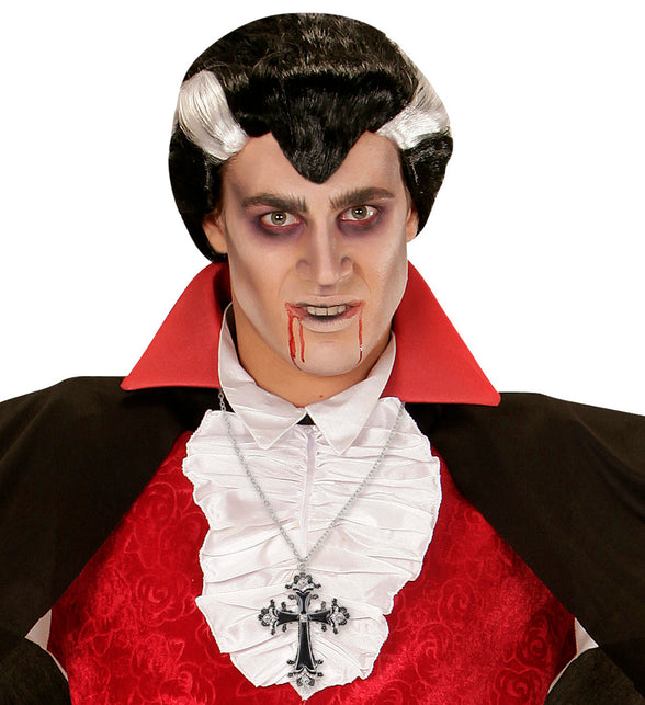 Widmann SRL Halsketting zwart met strass