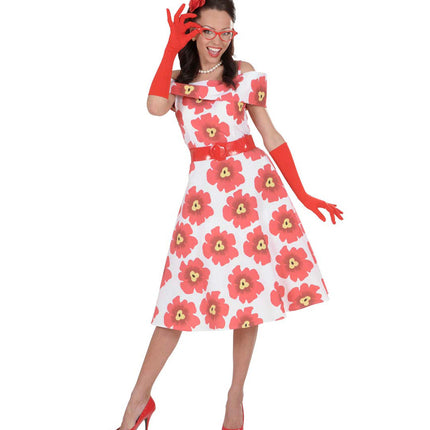 Widmann SRL handschoenen lycra 37cm rood