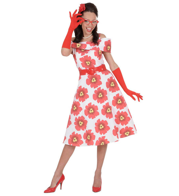 Widmann SRL handschoenen lycra 37cm rood