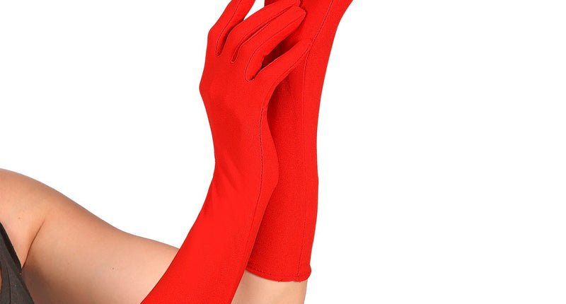 Widmann SRL handschoenen lycra 37cm rood