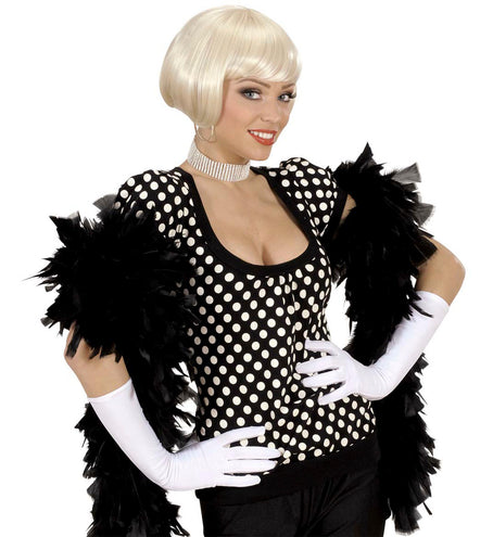 Widmann SRL handschoenen lycra 37cm wit