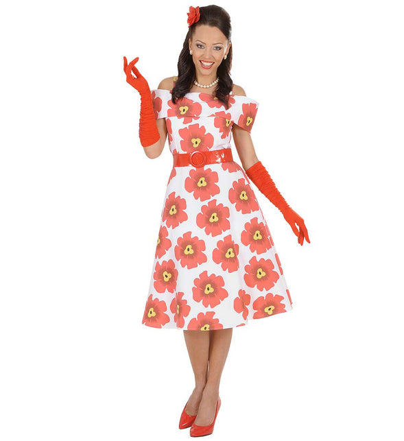 Widmann SRL handschoenen plisse lycra rood