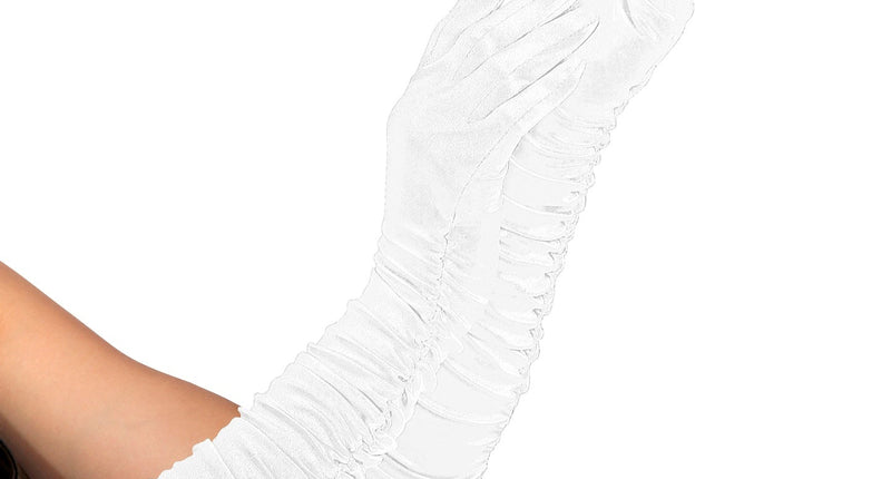 Widmann SRL handschoenen plisse lycra wit