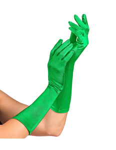 Widmann SRL Handschoenen satijn elastisch groen
