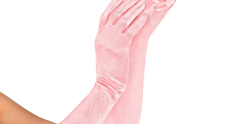 Widmann SRL Handschoenen satijn elastisch licht roze