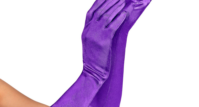 Widmann SRL Handschoenen satijn elastisch paars