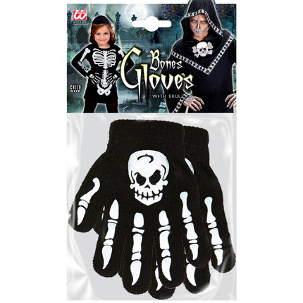 Widmann SRL Handschoenen skelet kinderen