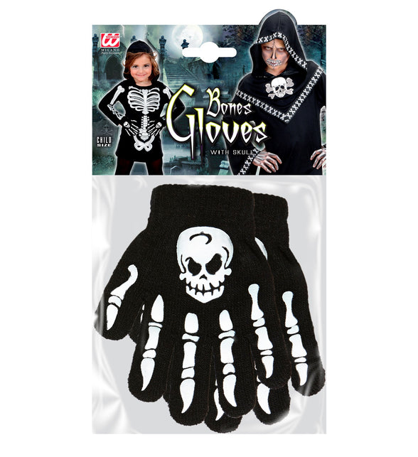 Widmann SRL Handschoenen skelet kinderen
