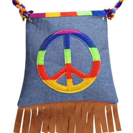 Widmann SRL Handtas hippie peaceteken