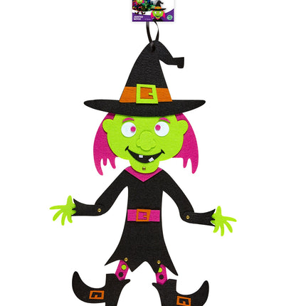 Widmann SRL Hangdecoratie Heks 53cm