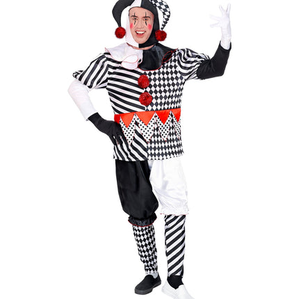 Widmann SRL Harlekijn kostuum heren luxe