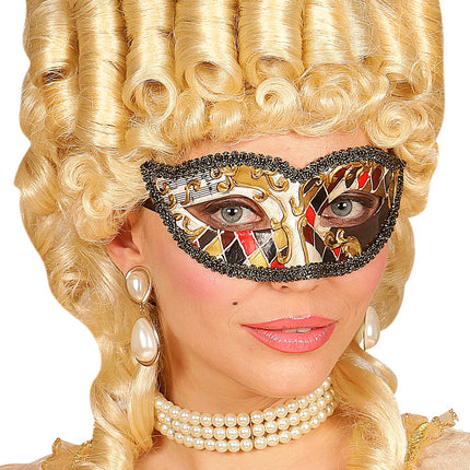 Widmann SRL Harlekijn oogmaskers