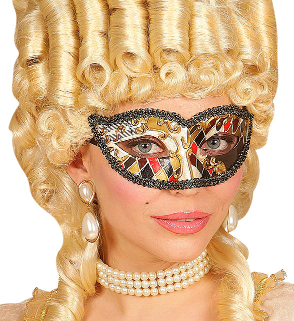 Widmann SRL Harlekijn oogmaskers