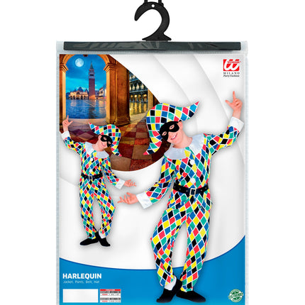 Widmann SRL Harlekijn pak Lars kind