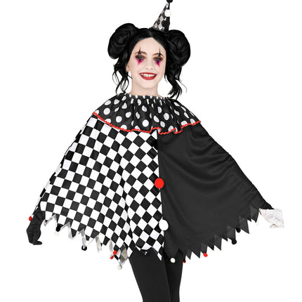 Widmann SRL Harlekijn poncho kinderen