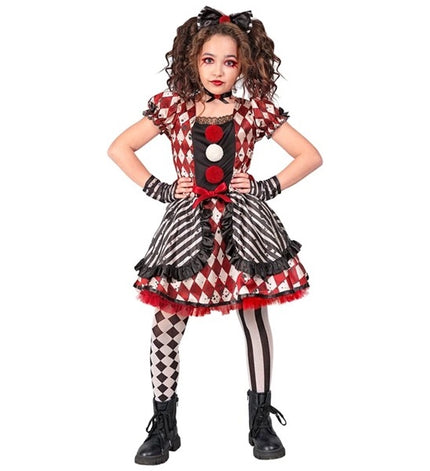 Widmann SRL Harlekijn pop kostuum Luukie kinderen