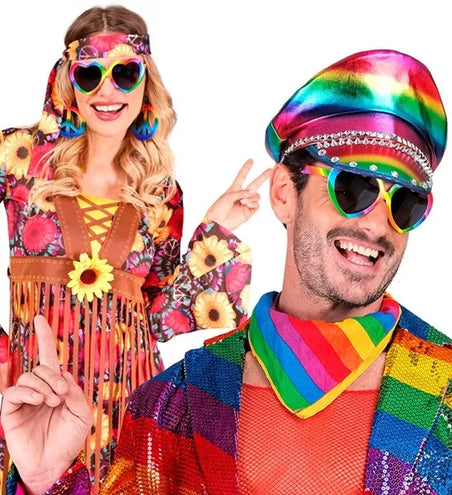 Widmann SRL Hartjes bril regenboog Ilse