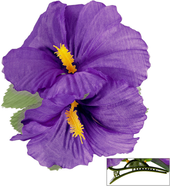 Widmann SRL Hawaii bloem haarclip paars