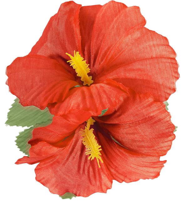 Widmann SRL Hawaii bloem haarclip rood
