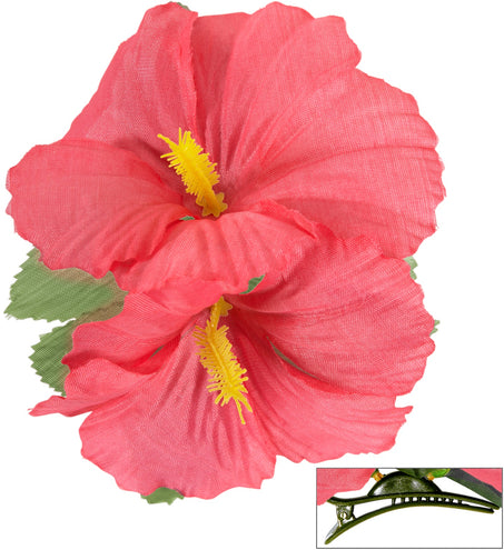 Widmann SRL Hawaii bloem haarclip roze