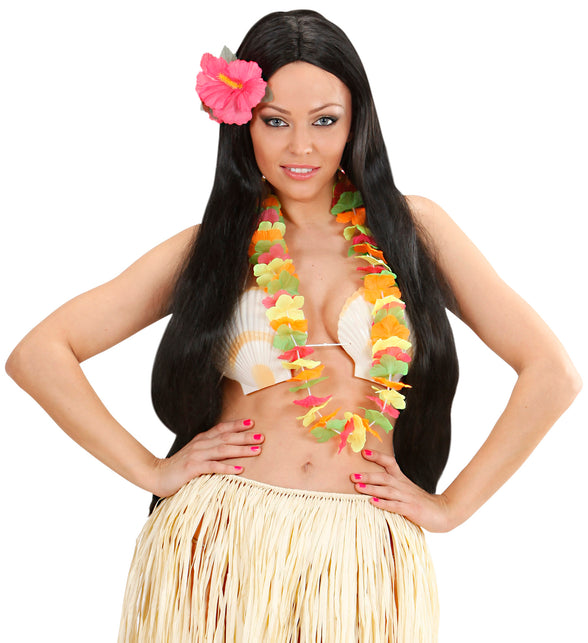 Widmann SRL Hawaii ketting multikleuren neon