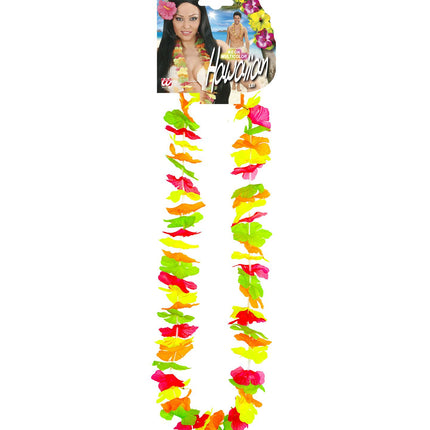 Widmann SRL Hawaii ketting multikleuren neon