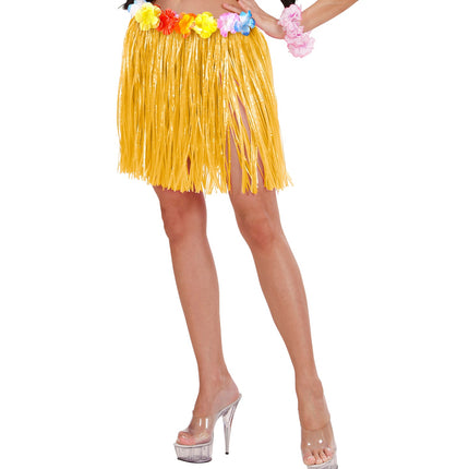 Widmann SRL Hawaii rok kort stro kleurig