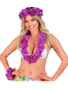 Widmann SRL Hawaii set paars Fleur