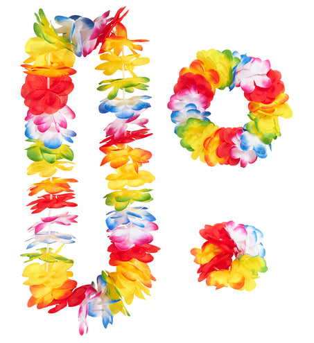 Widmann SRL Hawaii slinger verkleedset Fleur