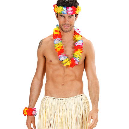 Widmann SRL Hawaii slinger verkleedset Fleur